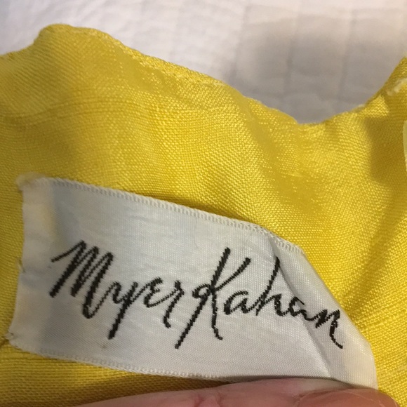 Vintage 1960's Myer Kahan Evening Gown Dress Size S - Picture 10 of 13